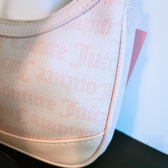 Juicy Couture Baby Pink Shoulder Bag | NWT | Y2K Coquette w/ Gold Lock - Picture 9 of 15